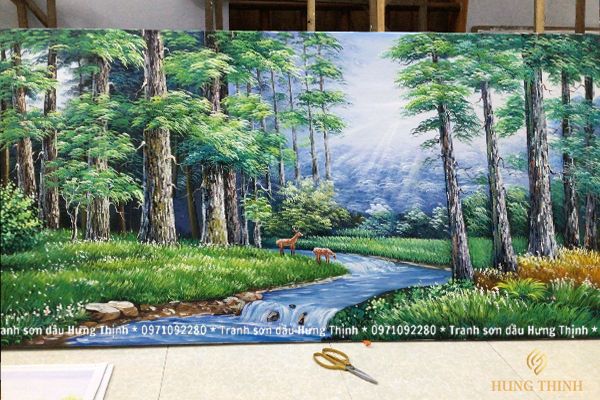 Tranh Sơn Dầu Phong Cảnh Thiên Nhiên Châu Âu LS50542