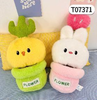 Thú bông 28cm chậu hoa ngộ nghĩnh - T07371
