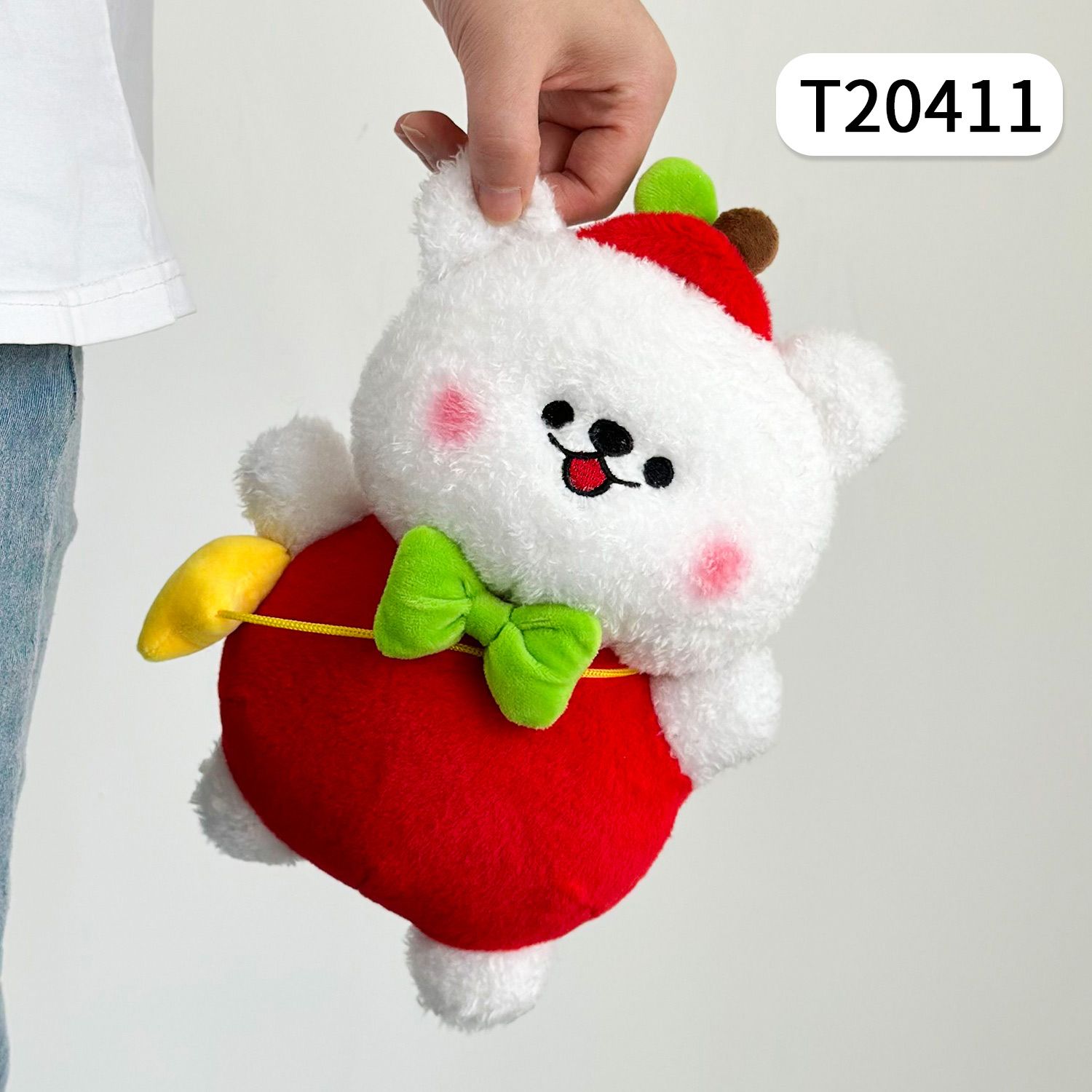  Thú bông 21cm Cún đeo túi ngôi sao -T20411 