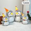 Thú bông 28 Chim Cánh Cụt đeo vòng cổ -T24059
