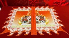 Cờ chữ nhật lân sư rồng 01-CNN