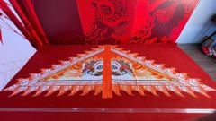 Cờ lệnh 2 lá lân sư rồng 01-CO2N