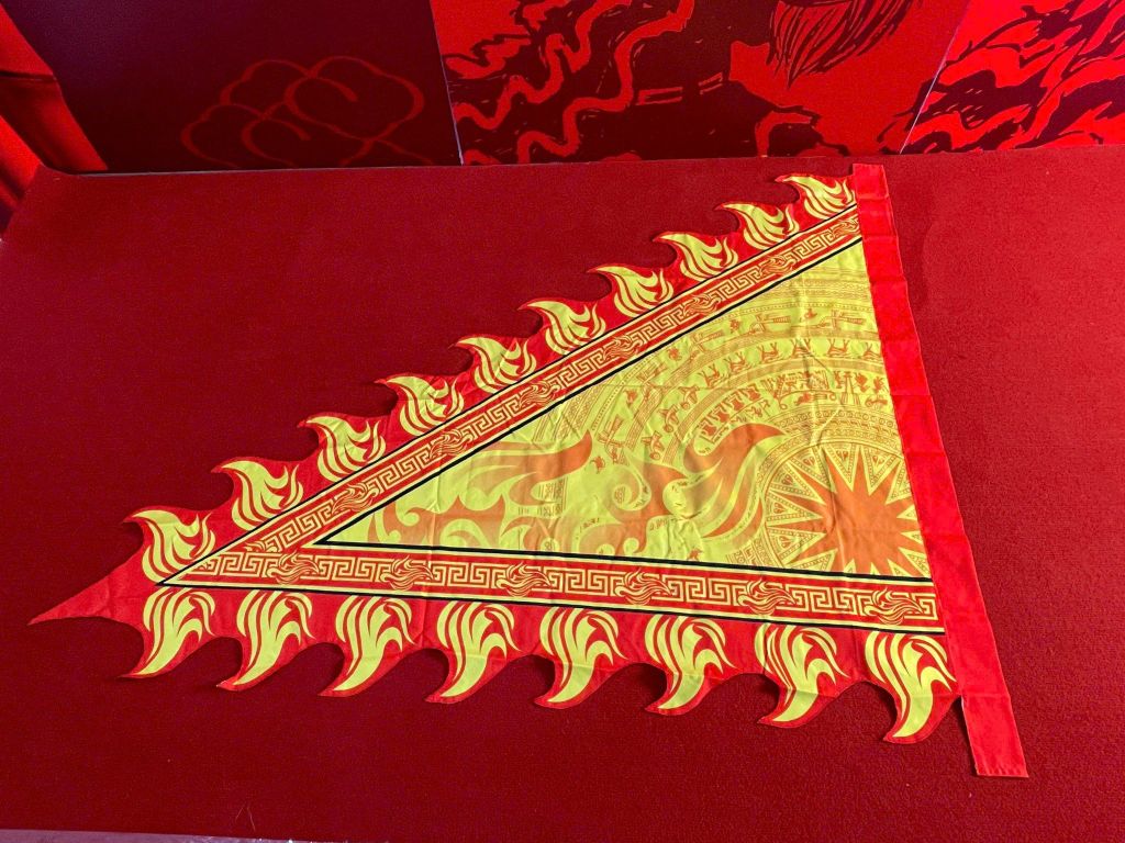 Cờ lệnh 2 lá lân sư rồng 03-CO2N