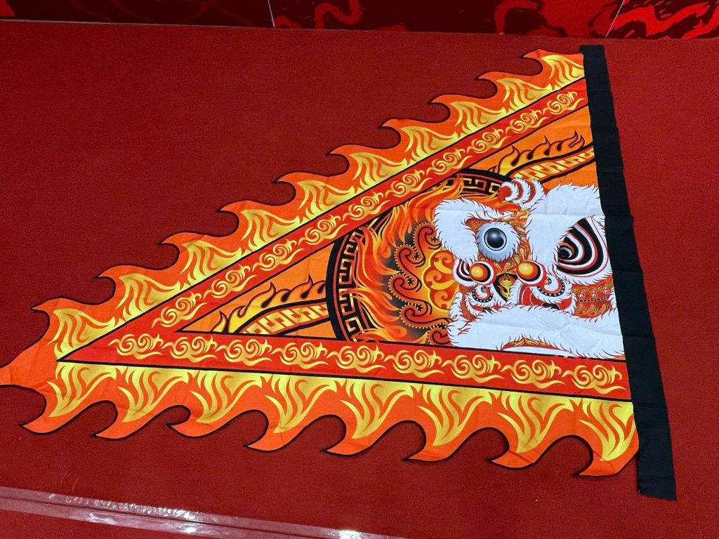 Cờ lệnh 2 lá lân sư rồng 04-CO2N