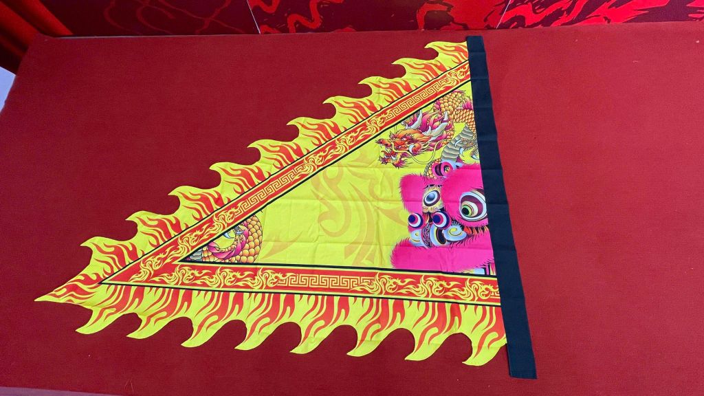 Cờ lệnh 2 lá lân sư rồng 06-CO2N