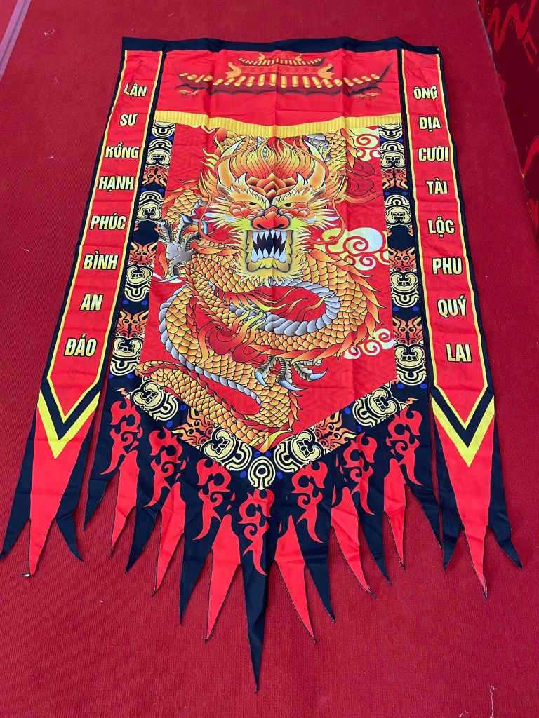 Cờ tổ lân sư rồng 07-CO1N