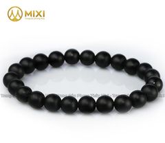 Vòng Tay Núi Lửa Obsidian Nhám