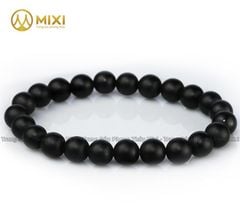 Vòng Tay Núi Lửa Obsidian Nhám