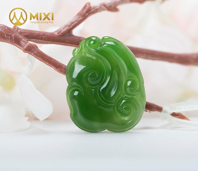 Mặt Đá Ngọc Bội Như Ý Nephrite