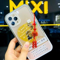 Dây Treo Điện Thoại Hoa Sen Ngọc Huyết Đỏ 1.5