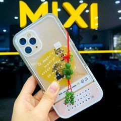 Dây Treo Điện Thoại Hoa Sen Ngọc Bích Nephrite