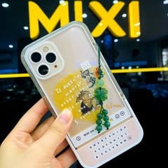 Dây Treo Điện Thoại Cỏ 4 Lá Thạch Anh Dâu Tây Xanh 2A 1.5