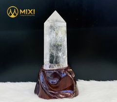 Trụ Thạch Anh Trắng Pha Lê