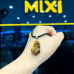 Mặt Dây Tỳ Hưu Mắt Hổ Nâu 2A