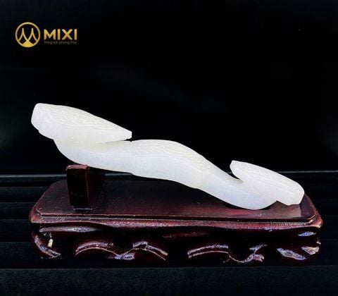 Gậy Như Ý Đá Canxit Trắng