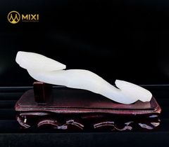 Gậy Như Ý Đá Canxit Trắng
