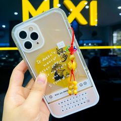 Dây Treo Điện Thoại Cỏ 4 Lá Mắt Hổ Vàng Tươi 1.5