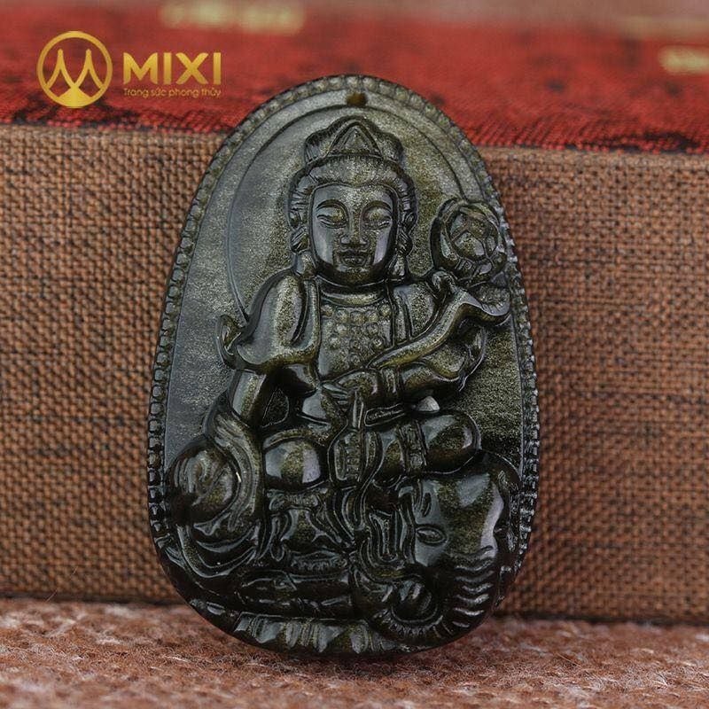 PBM Phổ Hiền Bồ Tát Obsidian Rainbow