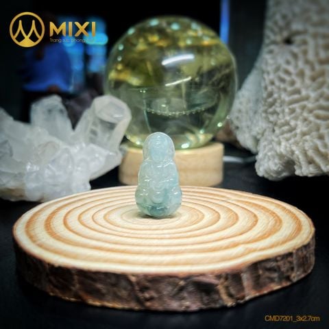 Mặt Dây Phật Quan Âm Ngọc Cẩm Thạch 3A