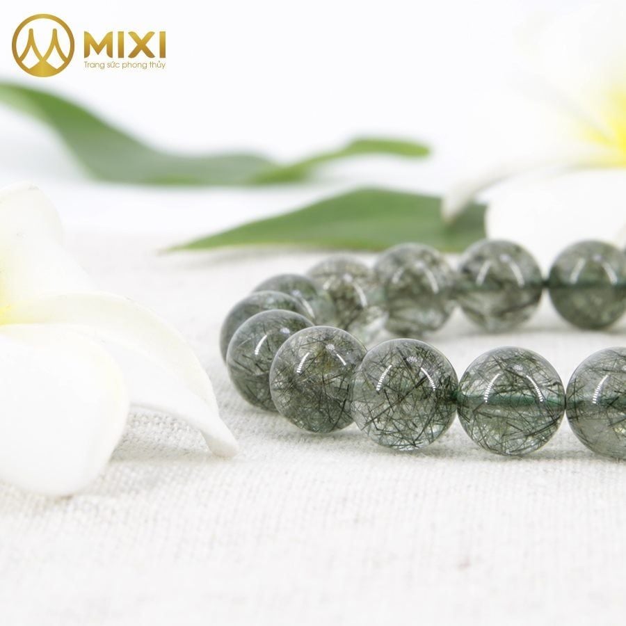 Vòng Tay Thạch Anh Tóc Xanh 3A