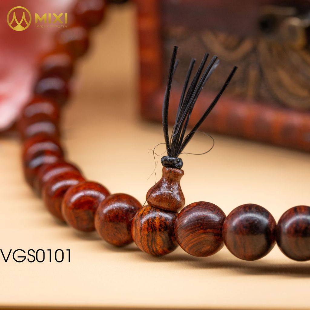 Vòng Chuỗi Gỗ Sưa Chuỗi 108 Hạt