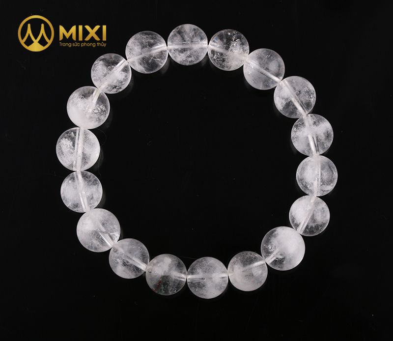 Vòng Tay Thạch Anh Ưu Linh Trắng 2A
