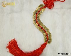 Dây Treo Ô Tô Chuỗi 10 Đồng Tiền Xu