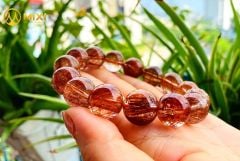 Vòng Tay Thạch Anh Tóc Đỏ 5A