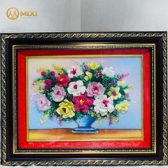 Tranh Đá Nổi Bình Hoa