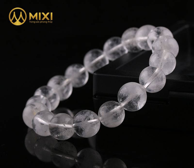 Vòng Tay Thạch Anh Ưu Linh Trắng 2A