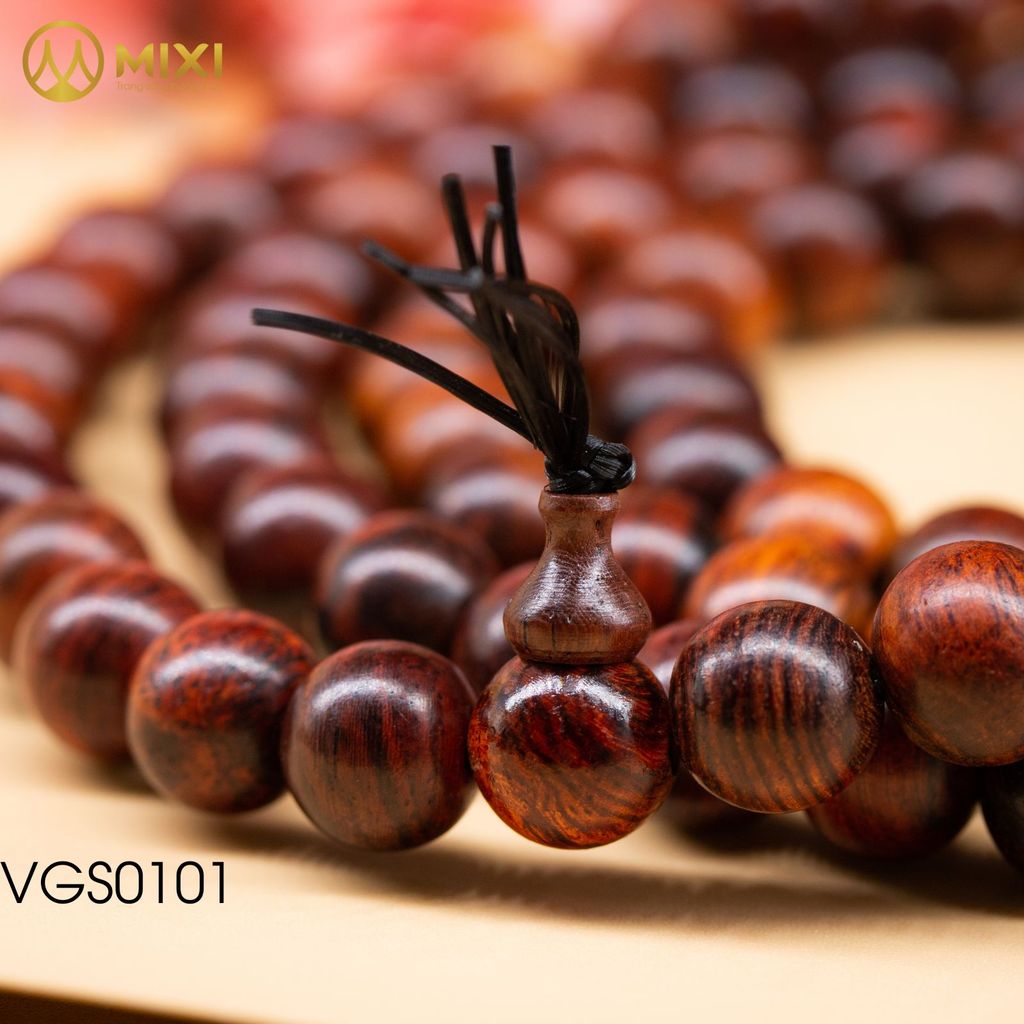Vòng Chuỗi Gỗ Sưa Chuỗi 108 Hạt
