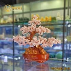 Cây Tài Lộc Thạch Anh Hồng