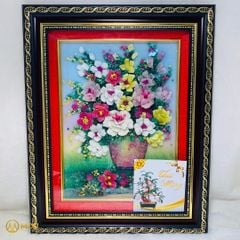 Tranh Đá Nổi Bình Hoa