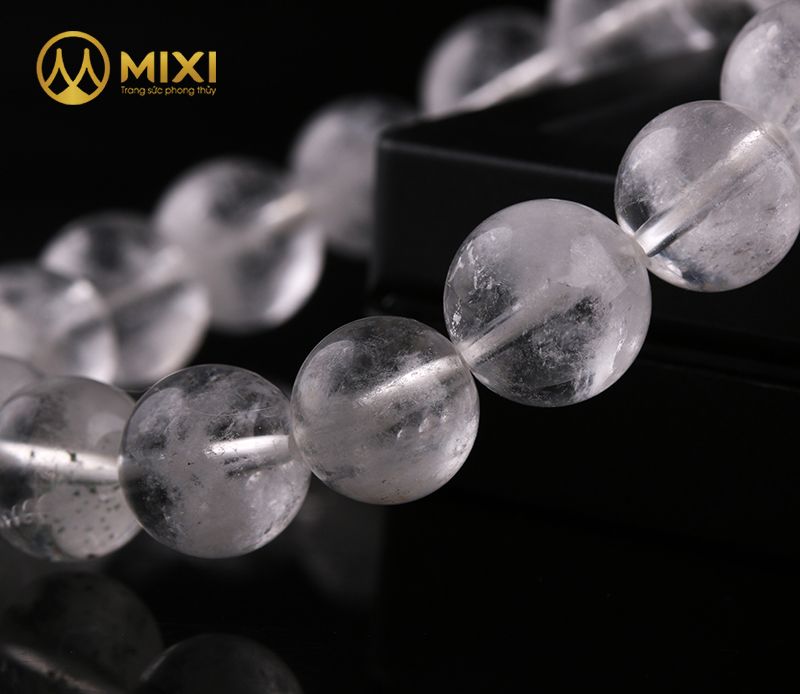 Vòng Tay Thạch Anh Ưu Linh Trắng 2A