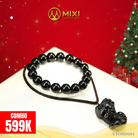 Combo VT Núi Lửa Obsidian_12 và MD Tỳ Hưu Núi Lửa Obsidian 1A_To