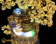 Cây Tài Lộc Phong Thủy Luân Thạch Anh Vàng