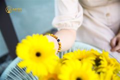 VT Mắt Hổ Vàng Tươi Mix Hạt Đá Núi Lửa