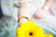 VT Mắt Hổ Vàng Tươi Mix Hạt Đá Núi Lửa