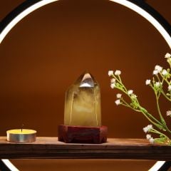 Trụ Thạch Anh Vàng