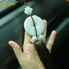 Dây Treo ô tô Ngọc Jade Đồng Tiền