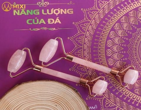 Cây Lăn Mặt Thạch Anh Hồng