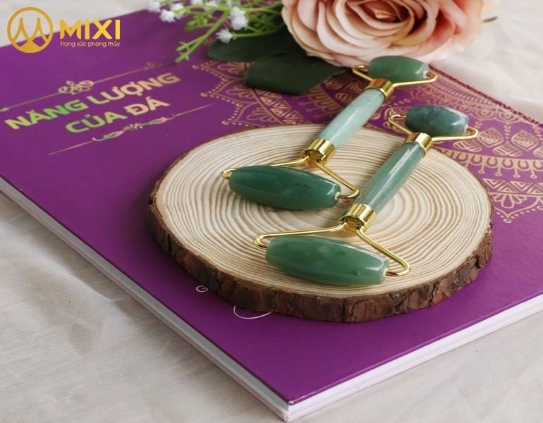 Cây Lăn Mặt Thạch Anh Xanh