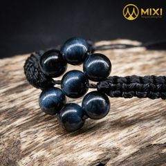 VT Mắt Hổ Xanh Đen 2A_6 Tết Hoa Dây Dù Đen