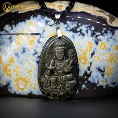 PBM Phổ Hiền Bồ Tát Obsidian Rainbow