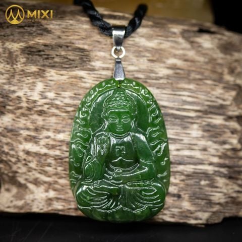 PBM A Di Đà Ngọc Bích Nephrite 2A