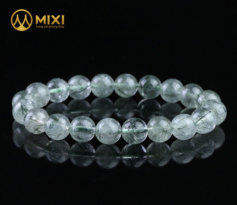 Vòng Tay Thạch Anh Tóc Xanh 1A