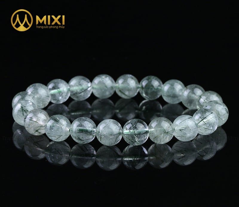 Vòng Tay Thạch Anh Tóc Xanh 1A