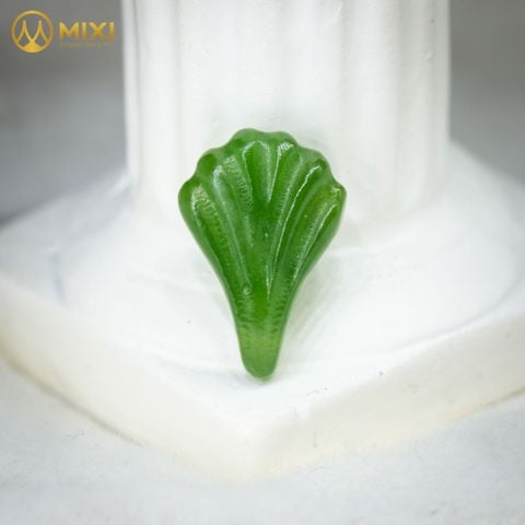 Mặt Đá Ngọc Bích Nephrite Hình Bắp Cải