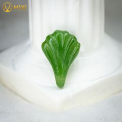 Mặt Đá Ngọc Bích Nephrite Hình Bắp Cải
