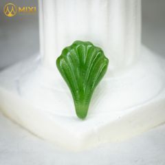 Mặt Đá Ngọc Bích Nephrite Hình Bắp Cải